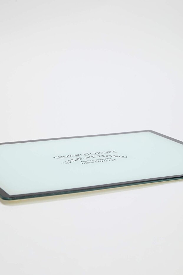 Yazı Baskılı Cam Kesme Tahtası 35x25 cm TPHSS26KTH00001 - 5