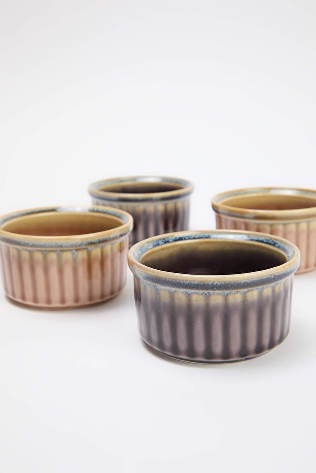 4'lü Porselen Kase&Sufle Kabı Takımı 10cm TPHSS26KSE00001 - 5