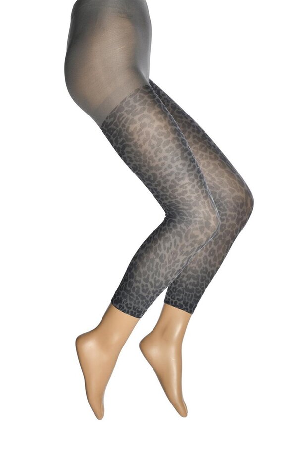 Leopard Print Patterned Tights Women's Socks