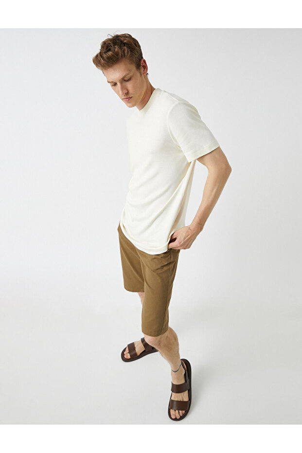 Chino Bermuda Şort Pamuklu - 1