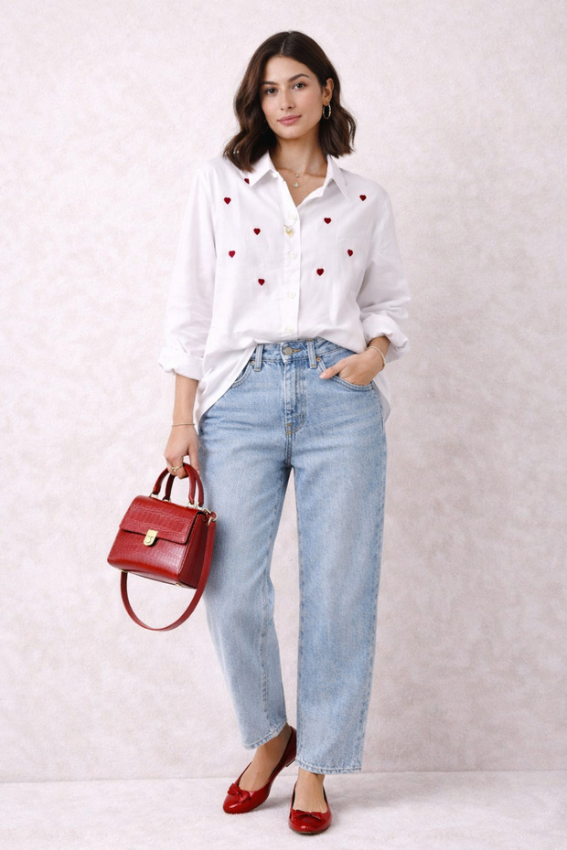 KALPLİ OVERSİZE GÖMLEK - 1