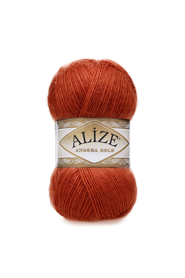 Angora Gold Dark Tile Hand Knitting Yarn