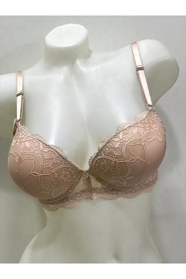 Women's Bronze Pink Padded Bra 1112