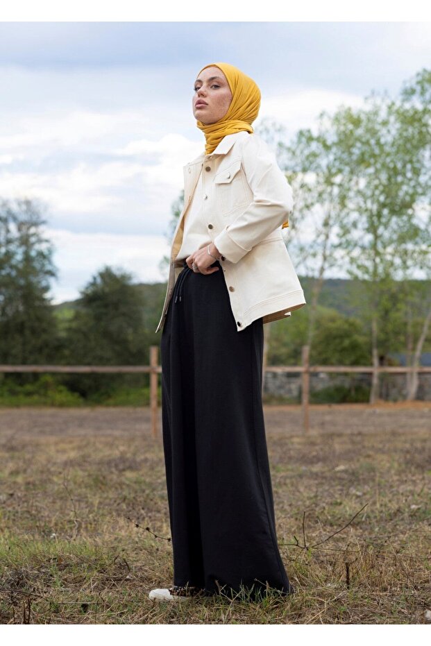 Eşofman Siyah Etek - 7