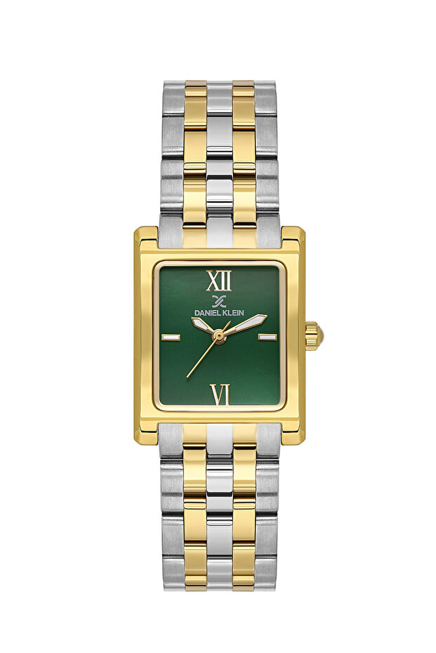Premium Silver and Gold Stainless Steel Watch for Women DK.1.14111-4