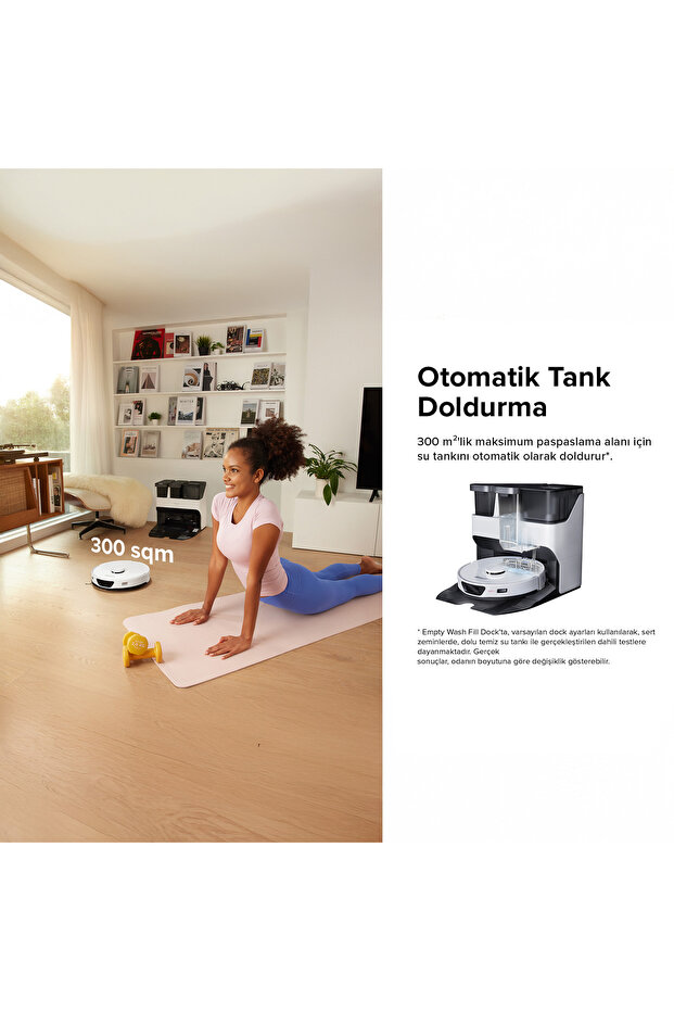 S7 Max Ultra Akıllı Robot Süpürge Beyaz - 5