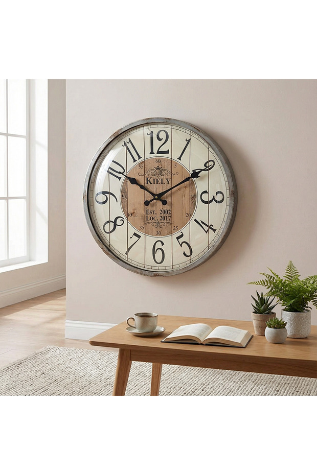 Bombeli Eskitme Duvar Saati 21Ef - 3