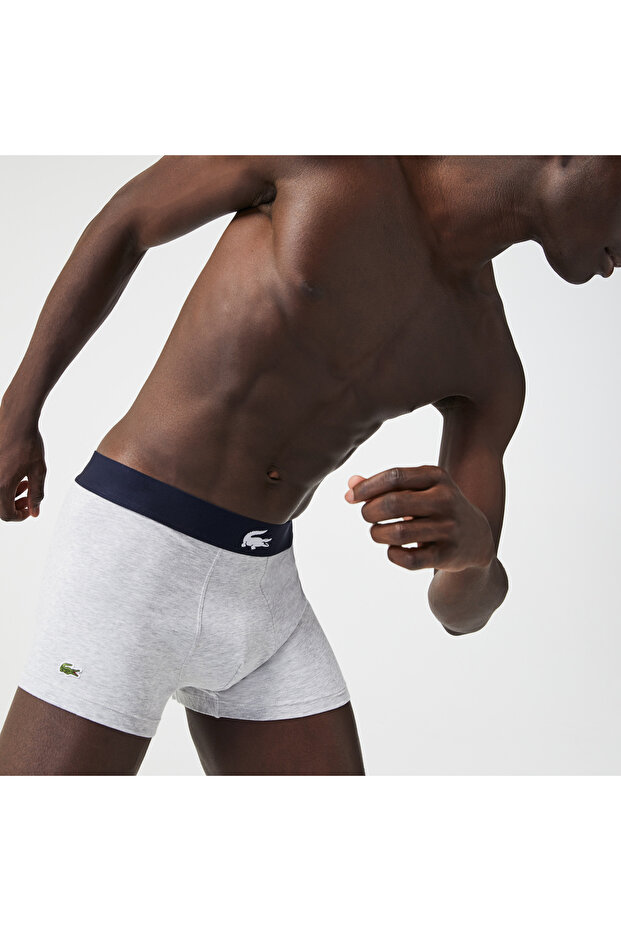 Erkek Baskılı 3'lü Lacivert Boxer - 2