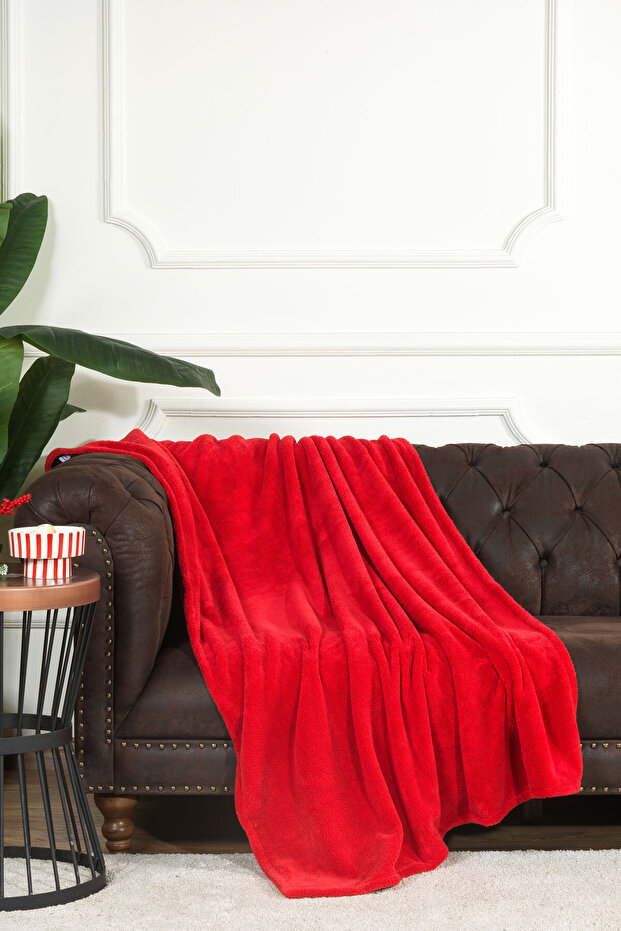 Enjoy Wellsoft Tv Blanket (100X170 cm) Red