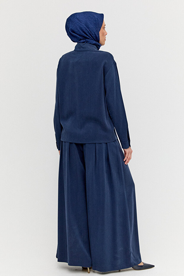 Çift Cepli Lyocell Gömlek - 8