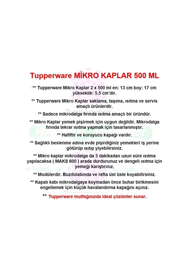 Micro Microwave Oven Heating Food Container 2-Pack - 3