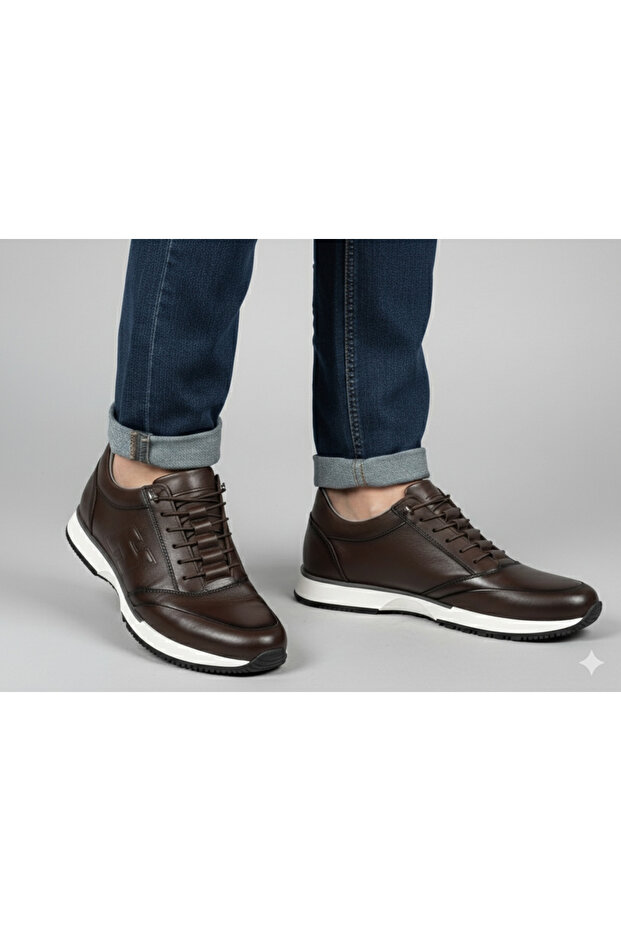 Em-Sa Brown Orthopedic Leather Shoes 2007