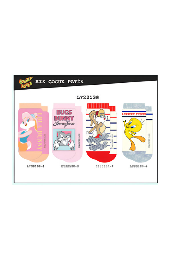 Girl's LOONEY TUNES Booties Socks 22138