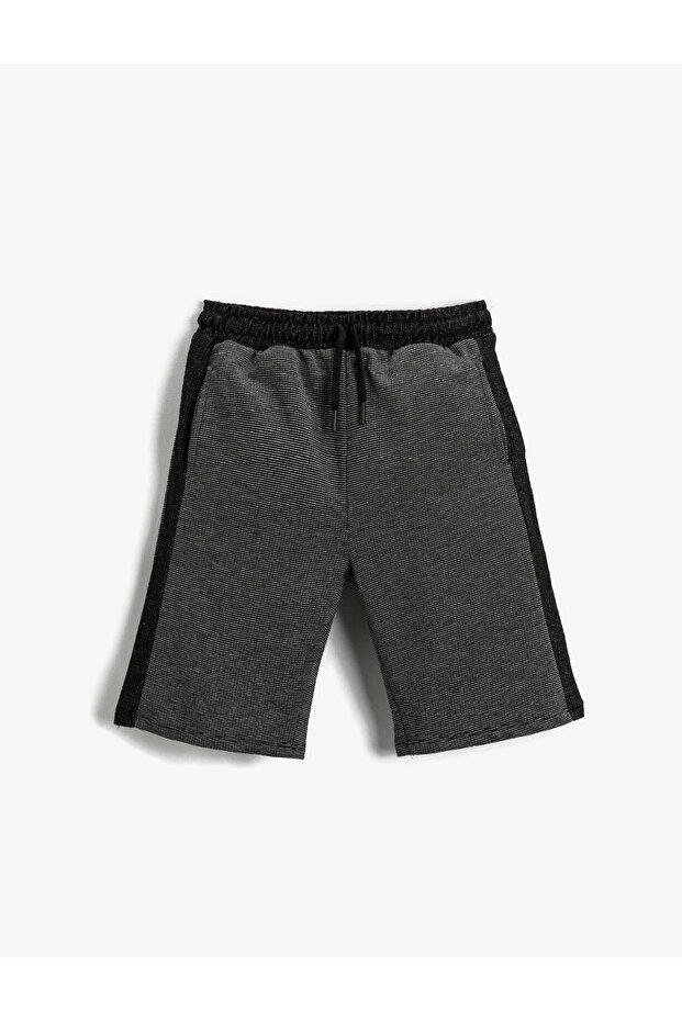 Basic Şort Beli Bağcıklı - 1