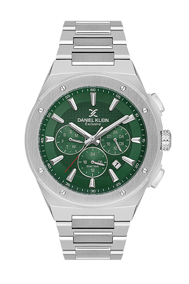 Exclusive Silver Stainless Steel Watch for Men DK.1.14219-3
