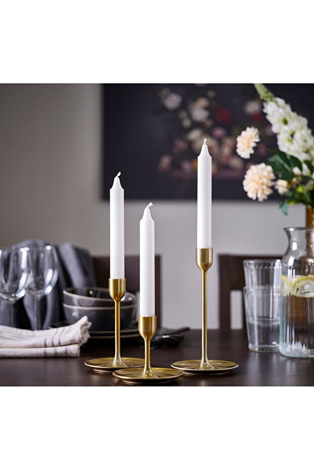 COZY ROOM - Fulltalıg Şamdan, Üçlü, Bronz - 3