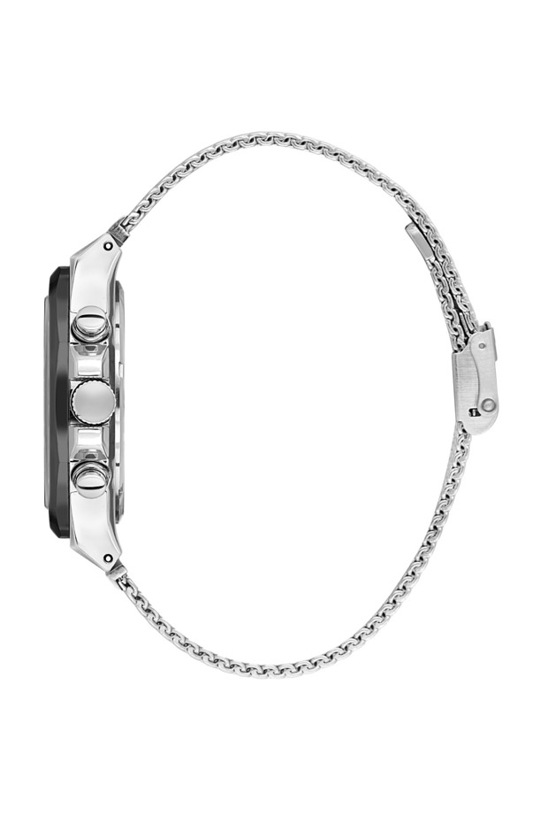 ساعة رجالية حصرية بسوار شبكي فضي DK.1.14234-3 - 2