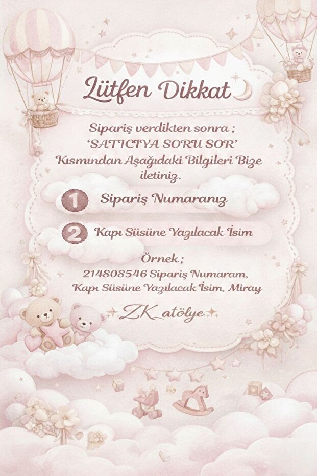 Bebek kapı süsü - 2