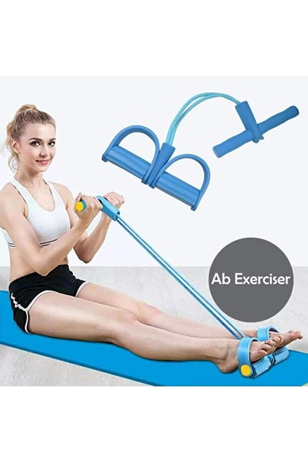 حبل سحب متعدد الوظائف للساق - أزرق فاتح - 2