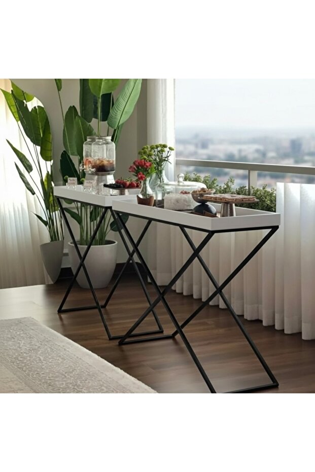 rectangular serving table - 1