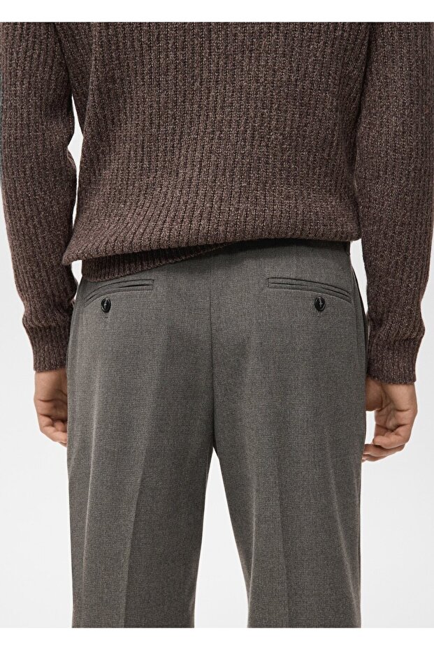 Regular kesim pensli pantolon - 8