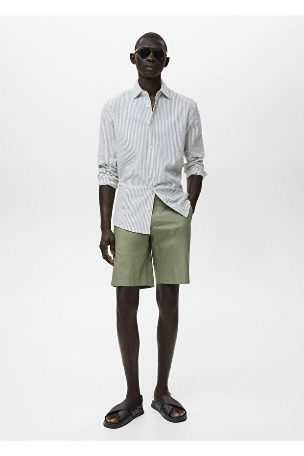 Şort  Nane Yeşili - 2