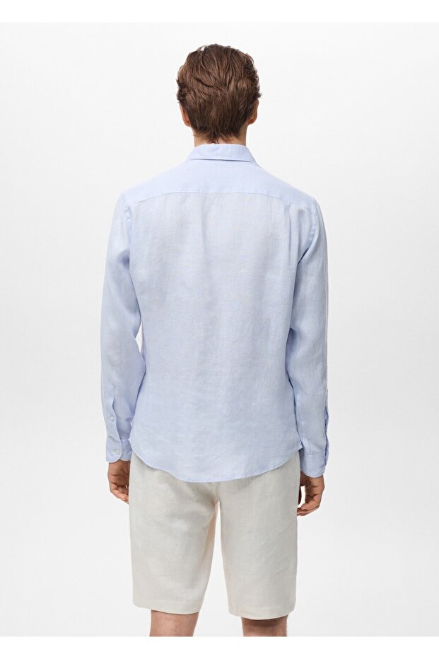 %100 keten gömlek - 4