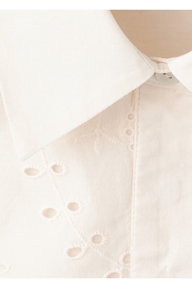 Dantel işlemeli kısa tulum - 5