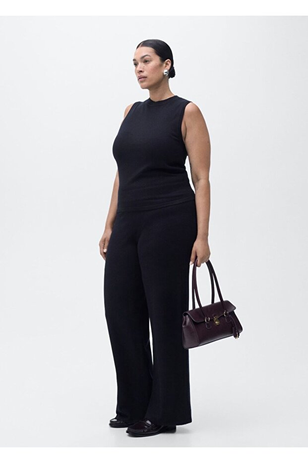 İnce örgü bluz - 8