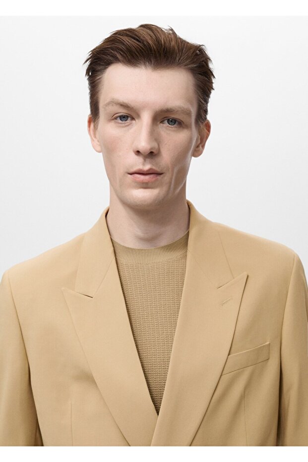 Boston regular fit kruvaze blazer ceket - 6