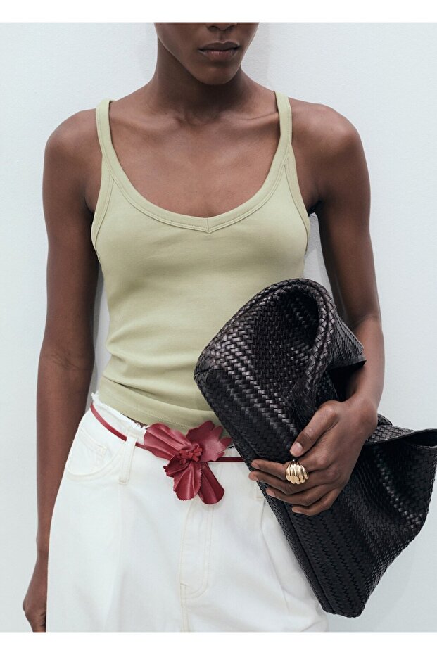 Cotton Suspender Blouse - 1