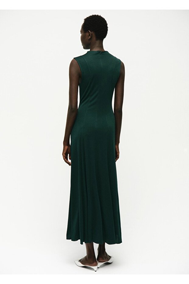 Godeli midi elbise - 4