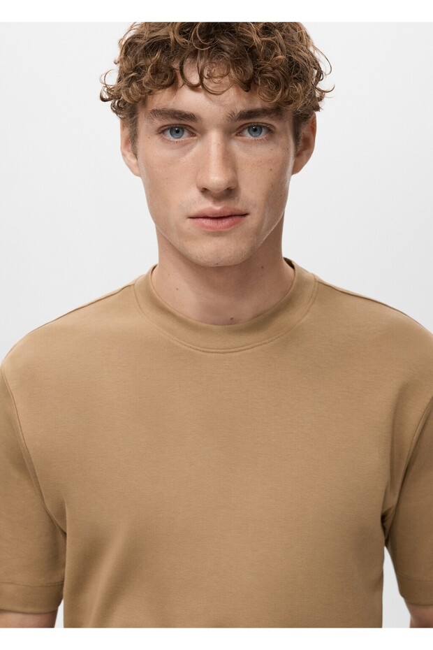 Medium weight regular fit tişört - 6