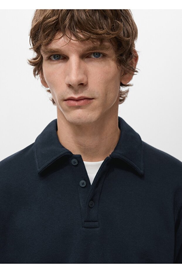 Regular kesim polo sweatshirt - 6