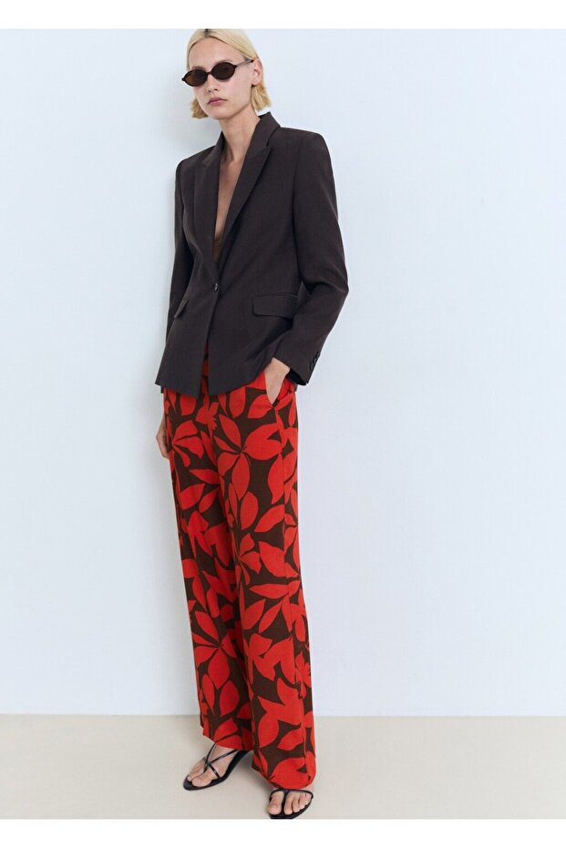 Çiçekli pantolon - 7
