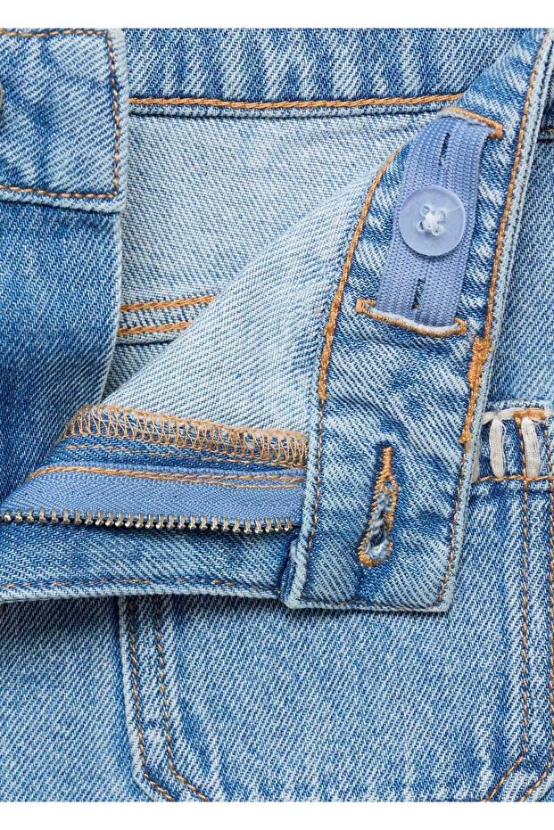 Kısa denim etek - 6