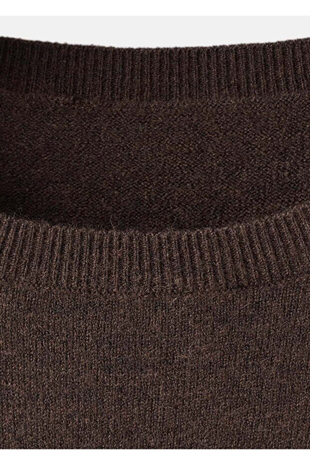 İnce örgü elbise - 8