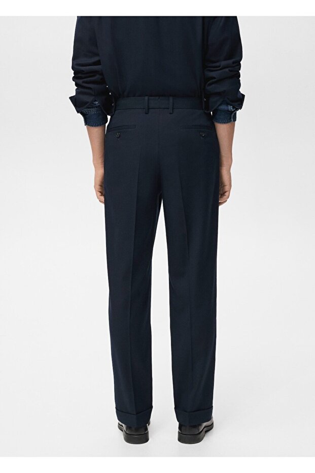 Regular kesim pensli pantolon - 4