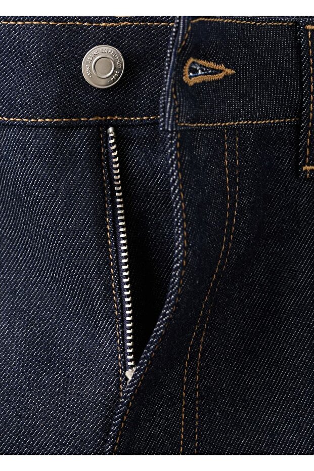 Paçaları kıvrık jean - 8