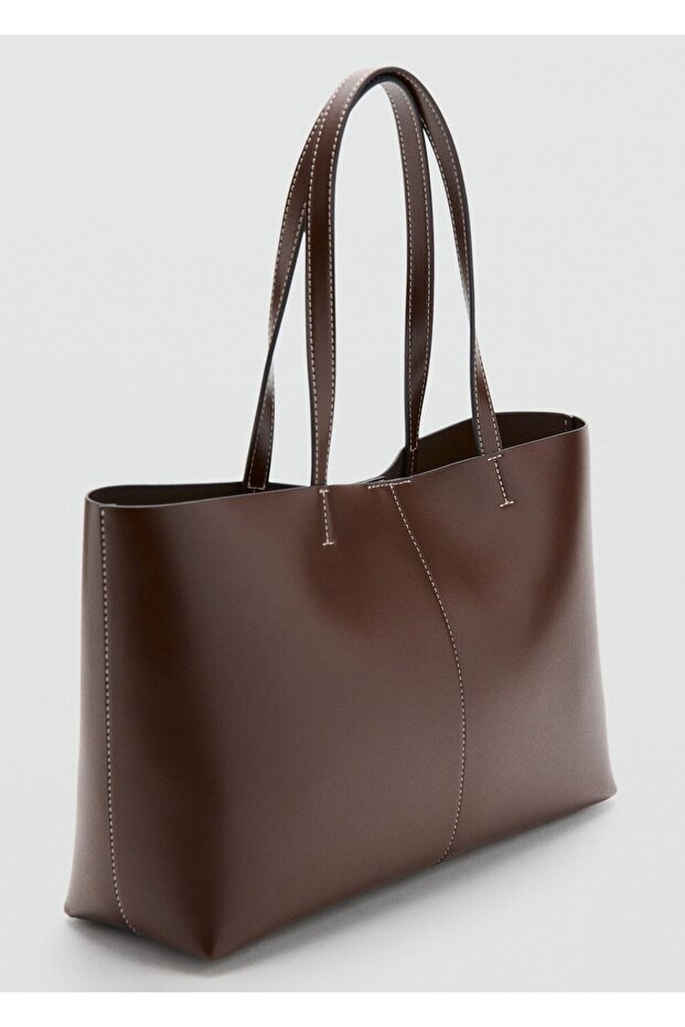 Çift saplı shopper çanta - 1