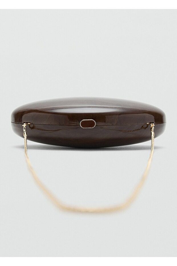 Oval clutch çanta - 5