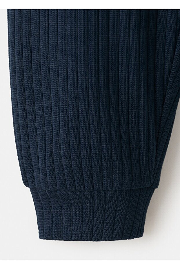 Jogger tasarımlı ribana tayt - 4