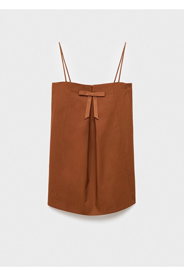 Bağ detaylı elbise - 3