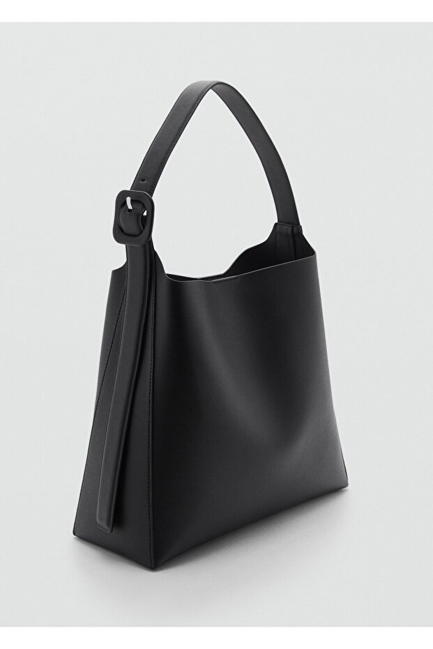 Tokalı bucket çanta - 1