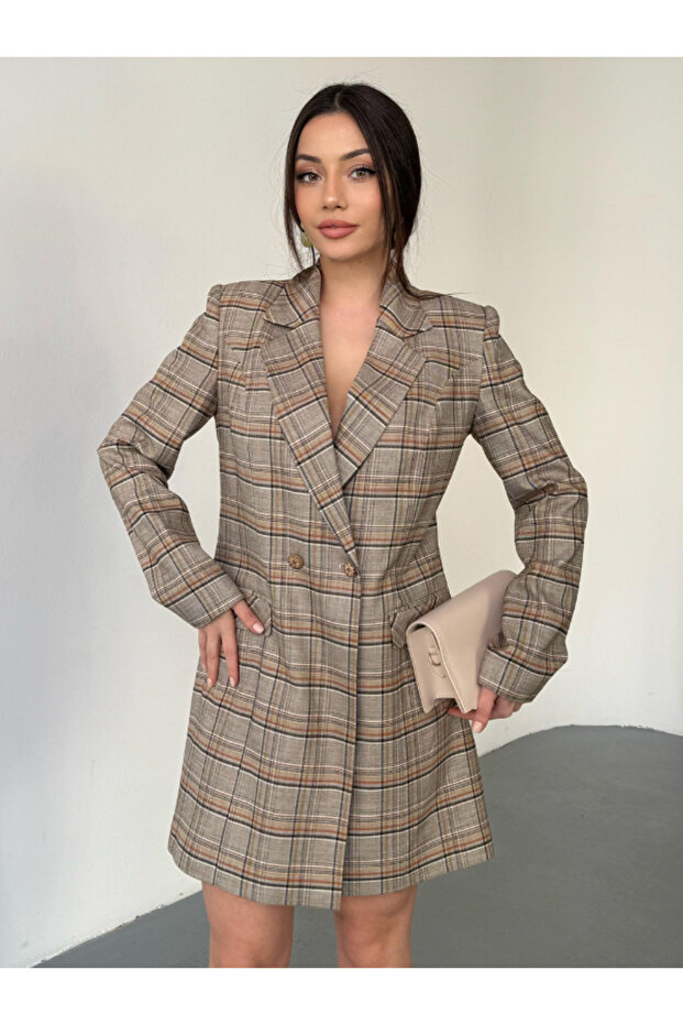 Salaş Ekose Ceket - 1