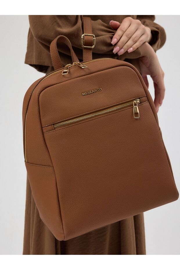 حقيبة ظهر من الجلد الطبيعي من نوفا - 4