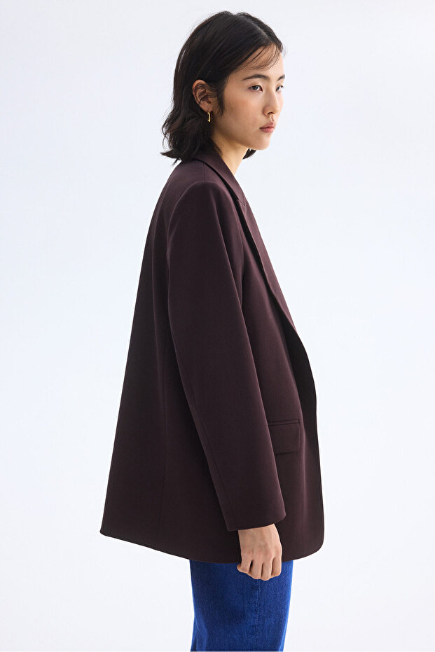 Lyocell Karışımlı Blazer - 5