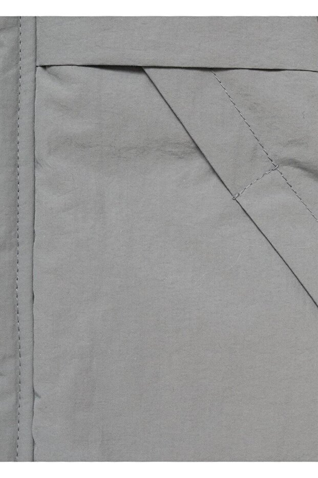 Kapüşonlu kapitone anorak - 5
