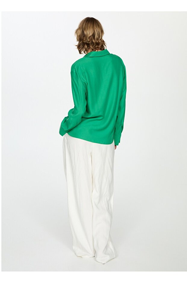 Lyocell akışkan gömlek - 4