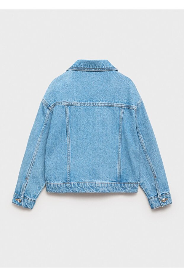 Klasik denim ceket - 4